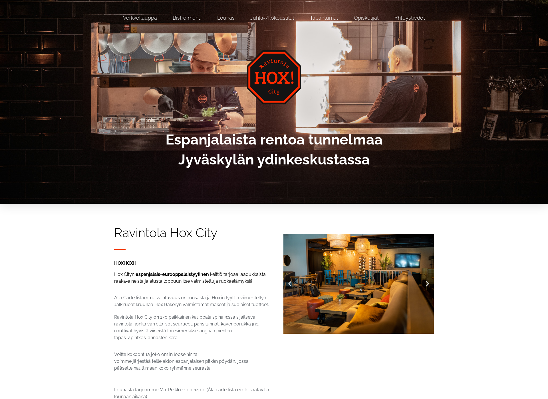 Skärmdump för hoxcity.fi
