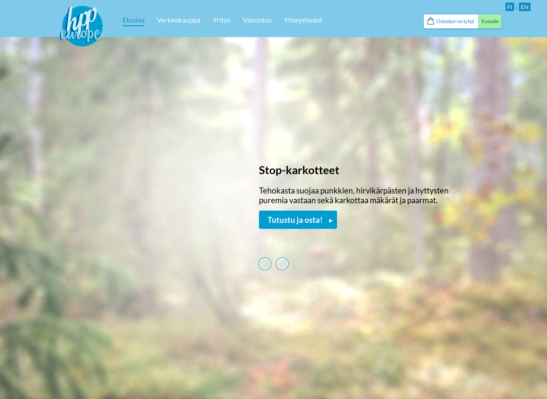 Screenshot for hppeurope.com