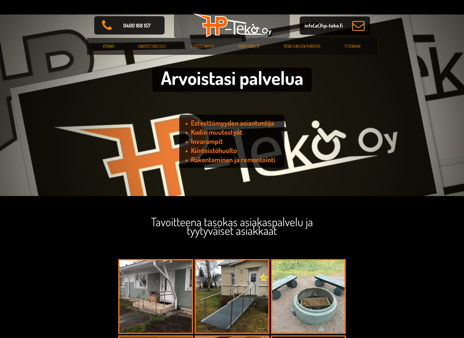 Screenshot for hpteko.fi