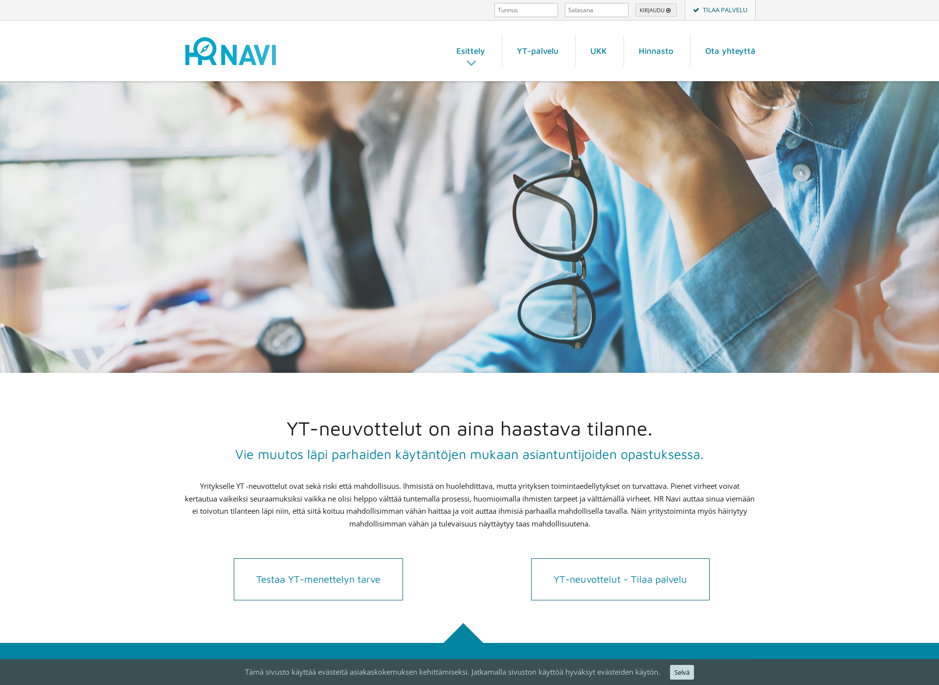 Screenshot for hr-navi.fi