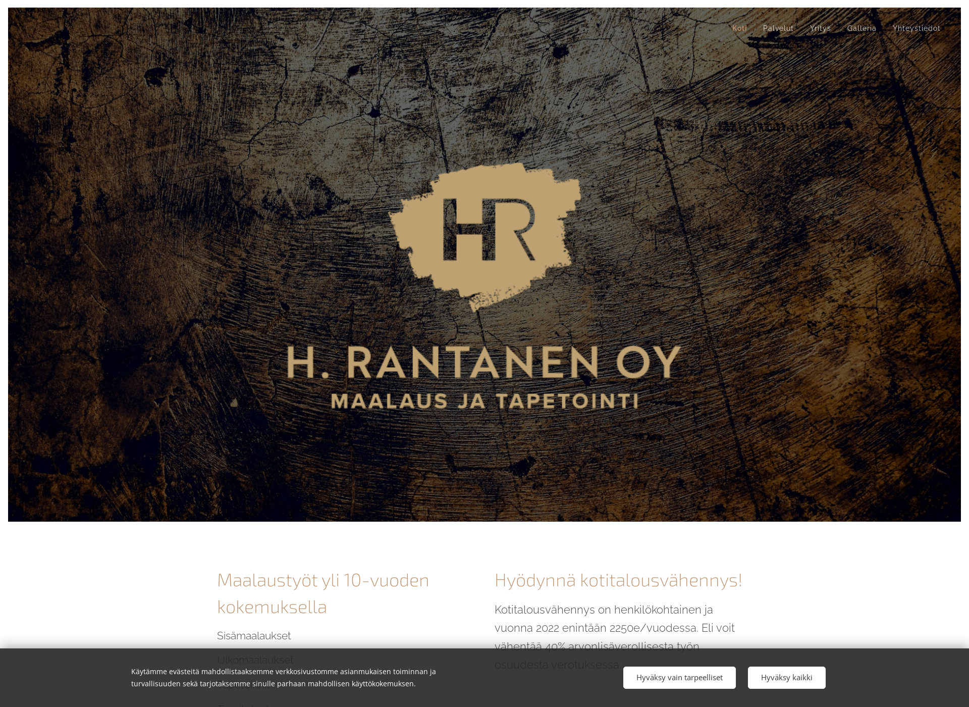 Screenshot for hrantanen.fi