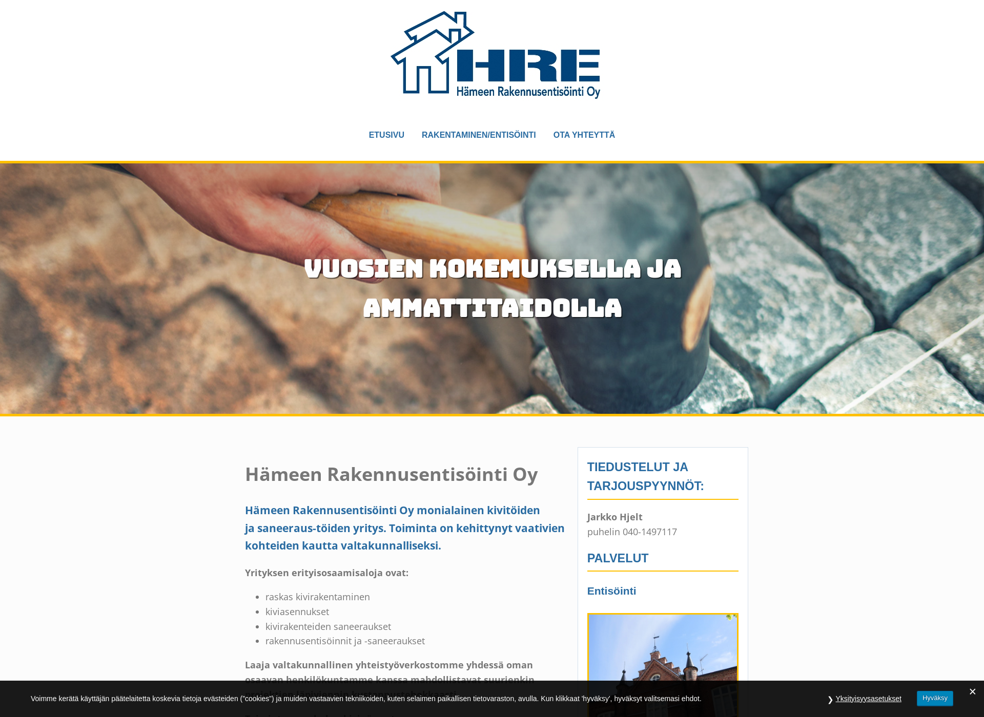 Screenshot for hre.fi