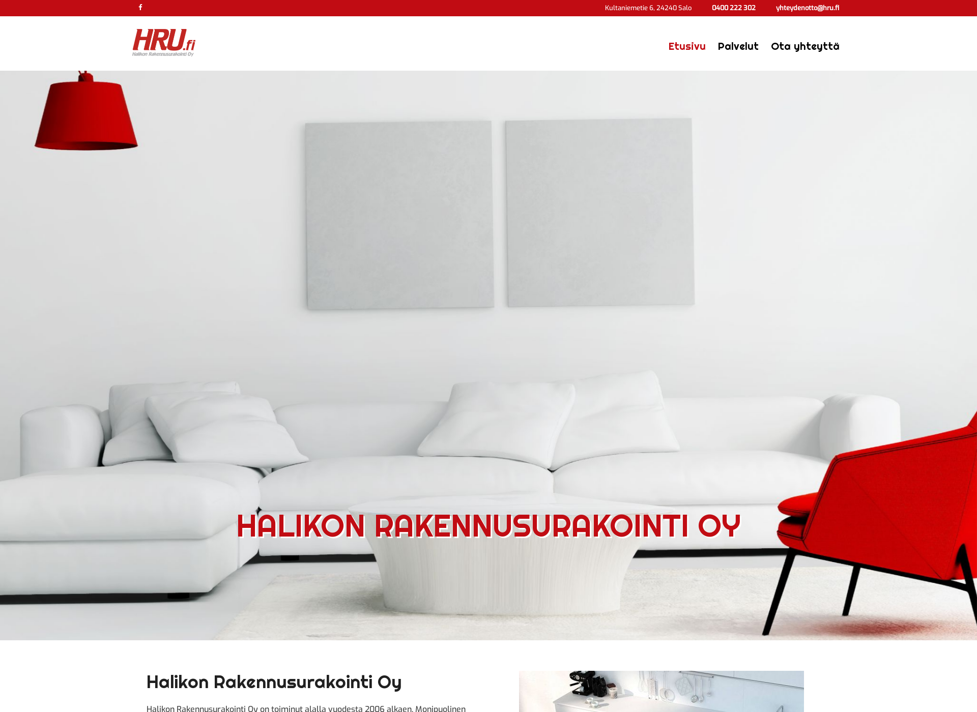Screenshot for hru.fi