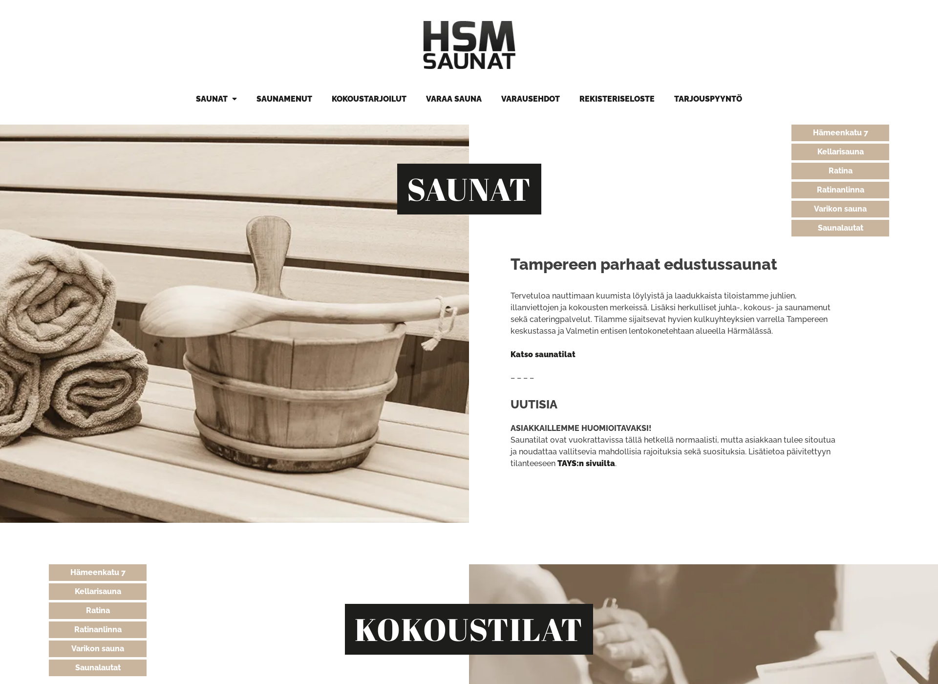 Skärmdump för hsm.fi