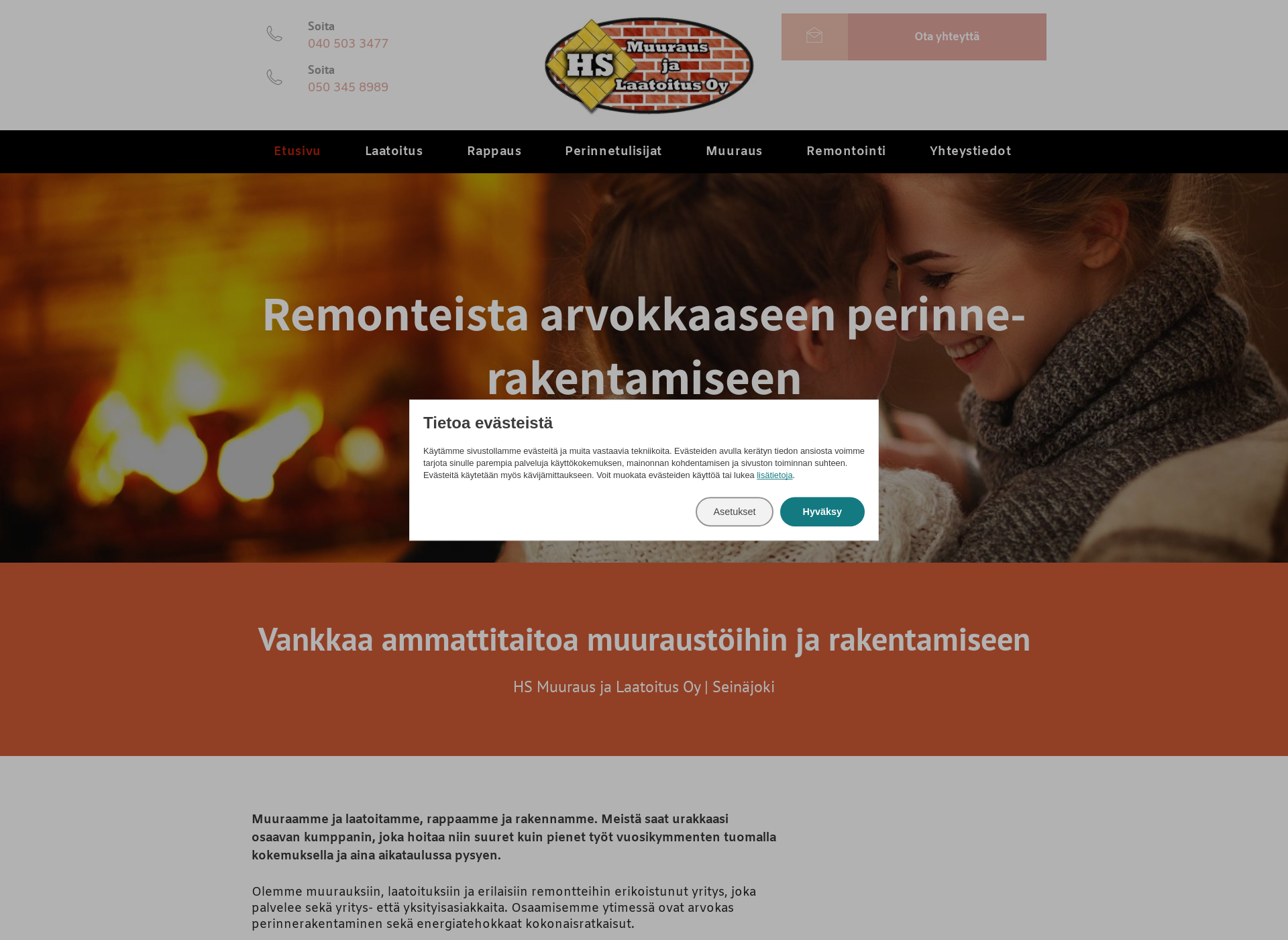 Screenshot for hsmuuraus.fi