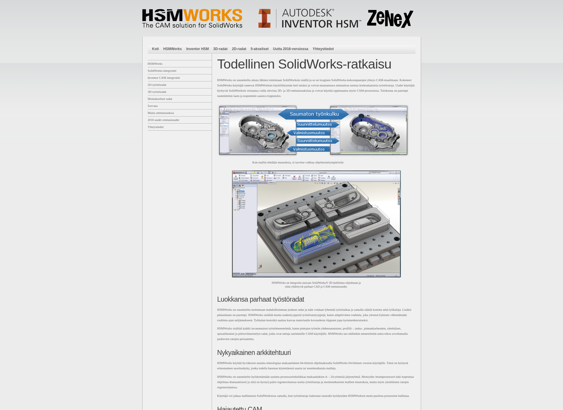 Screenshot for hsmworks.fi