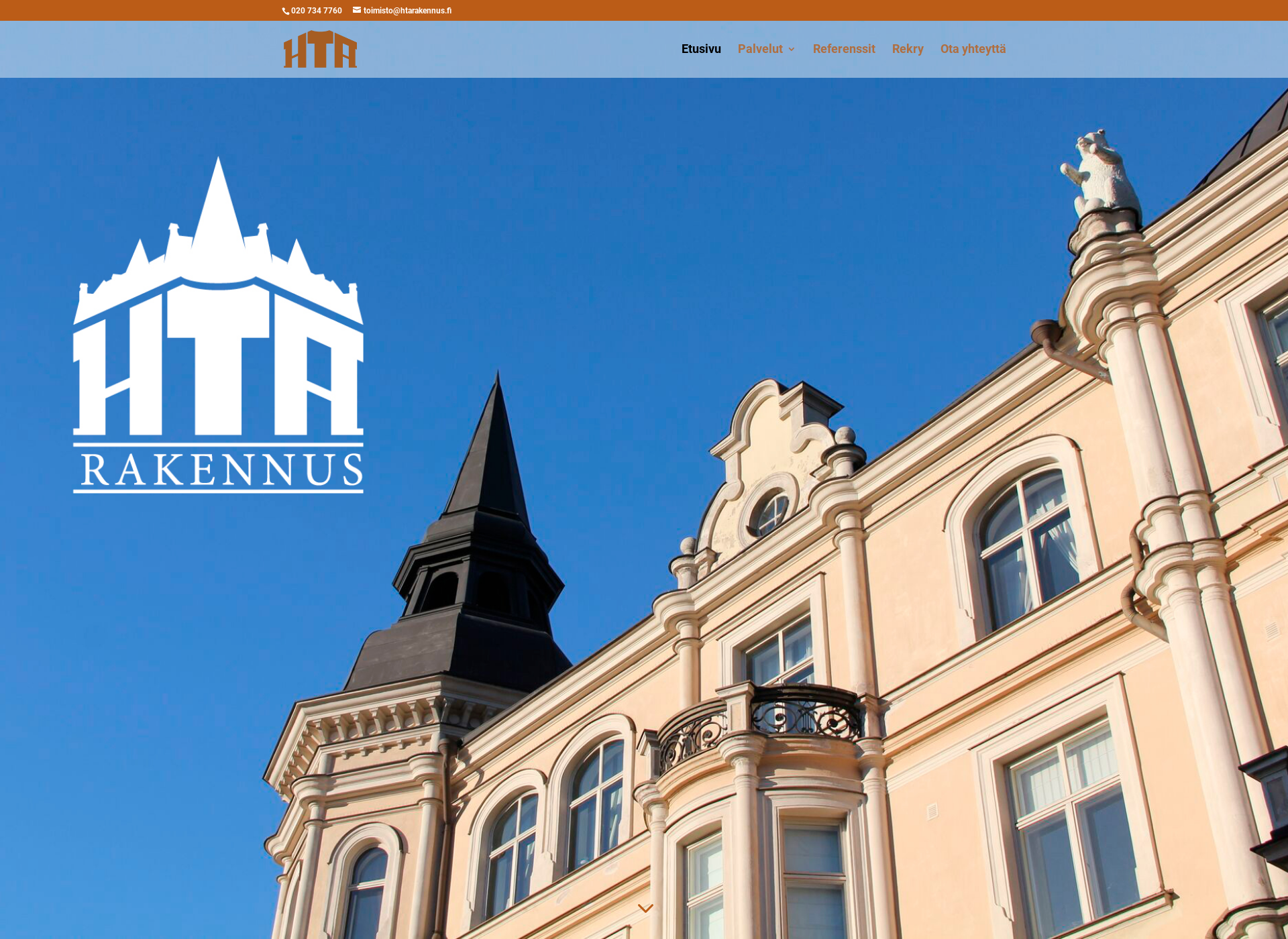 Screenshot for htarakennus.fi