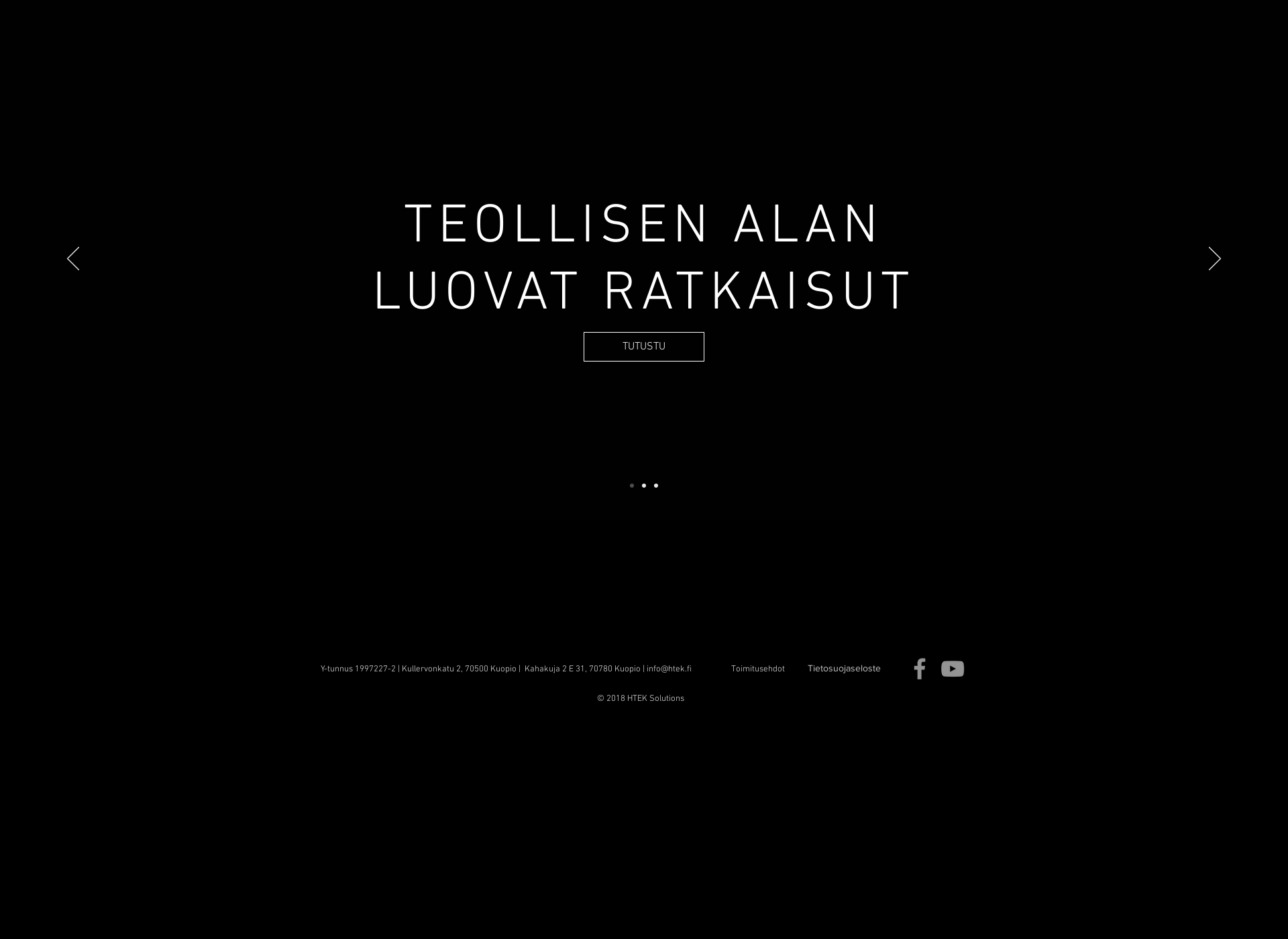 Skärmdump för htek.fi