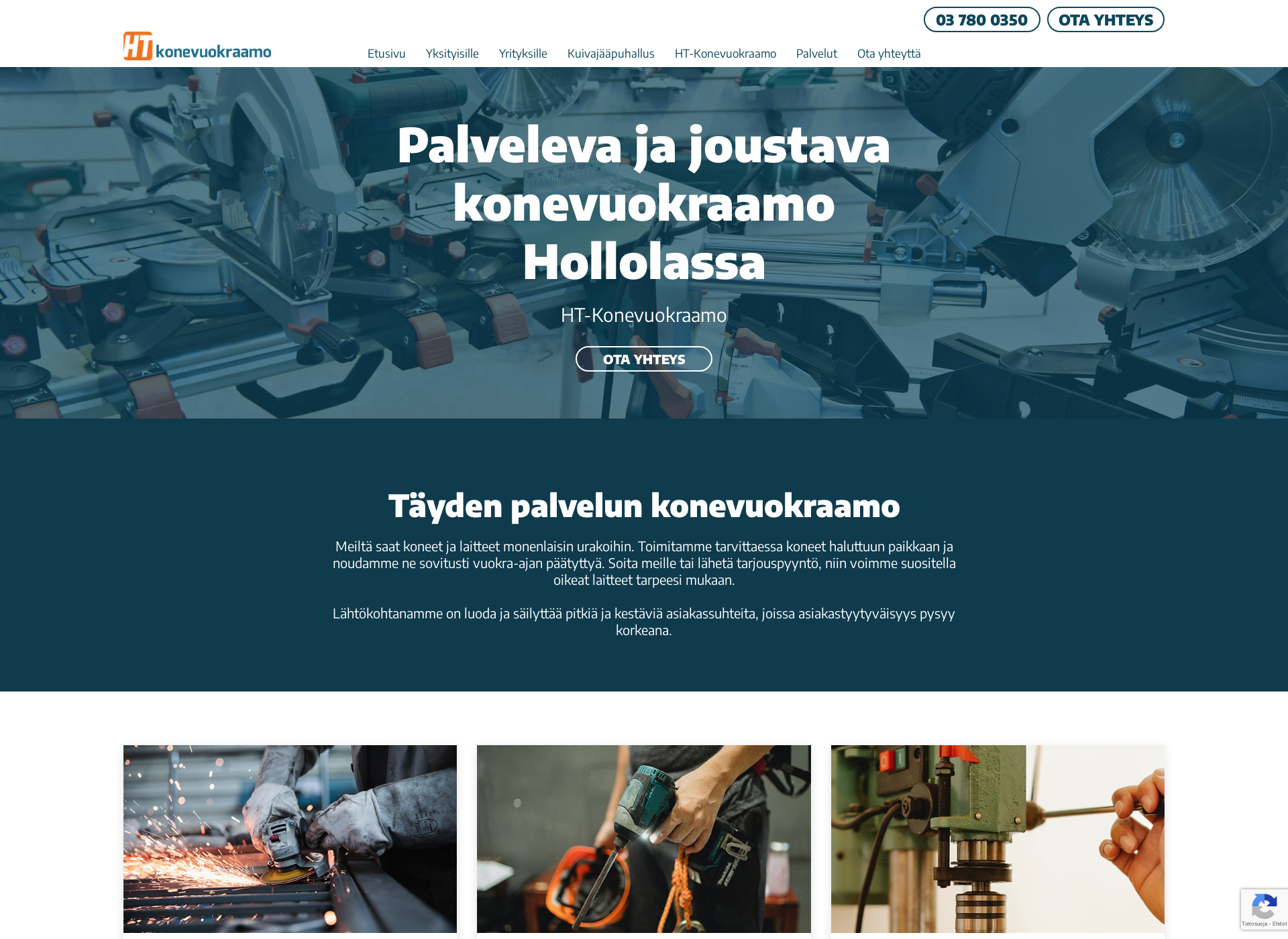 Screenshot for htkonevuokraamo.fi