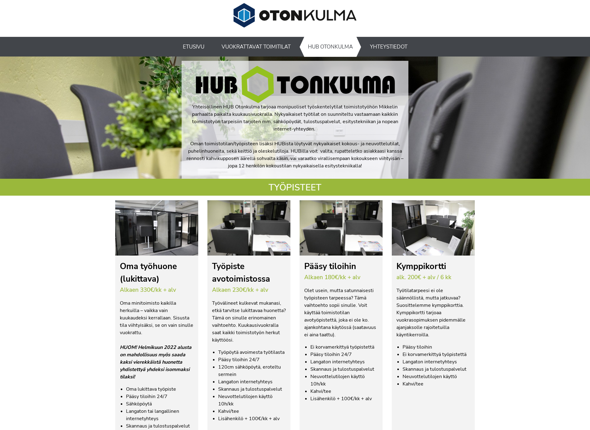 Screenshot for hubok.fi