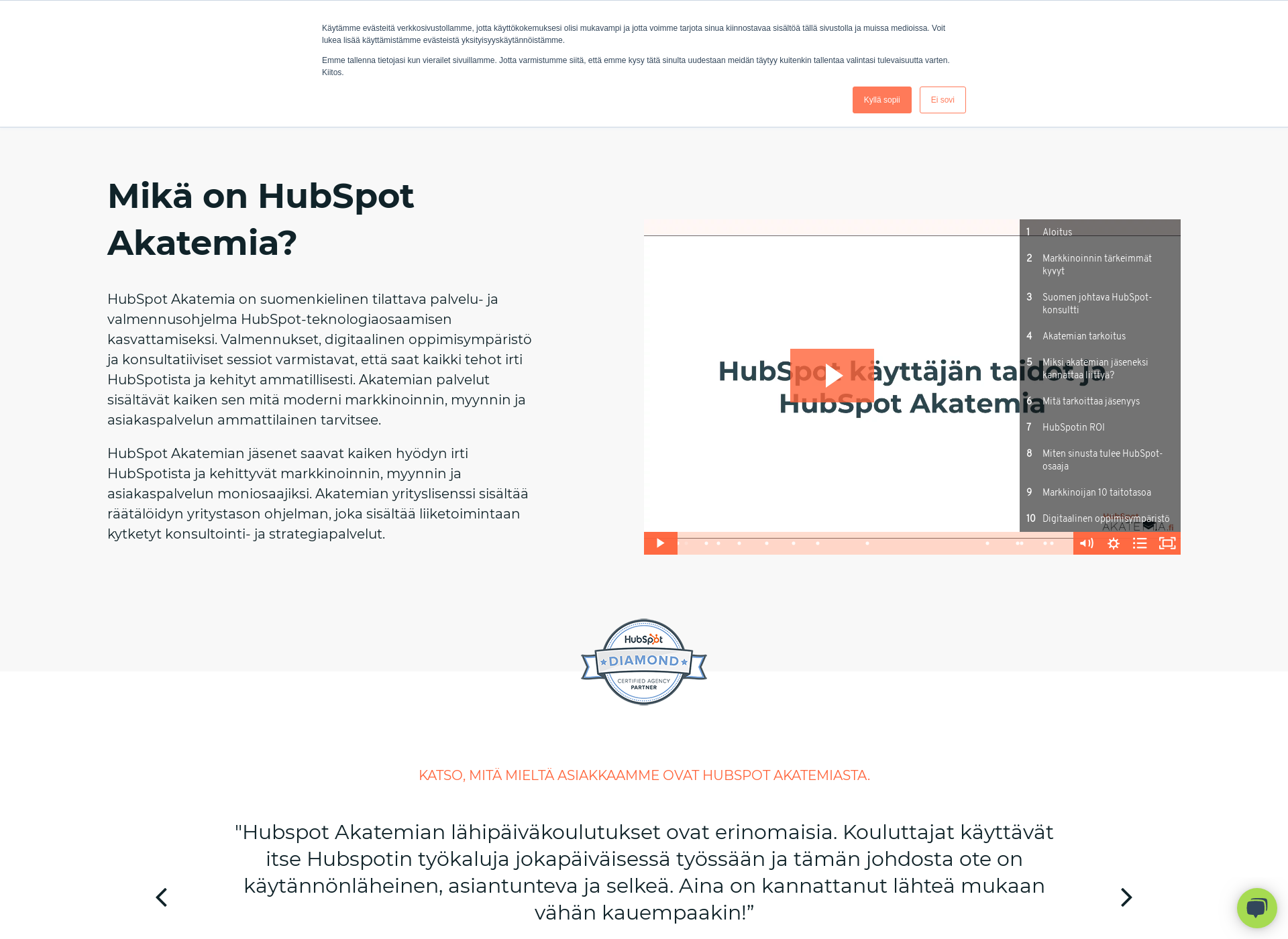 Screenshot for hubspot-akatemia.fi