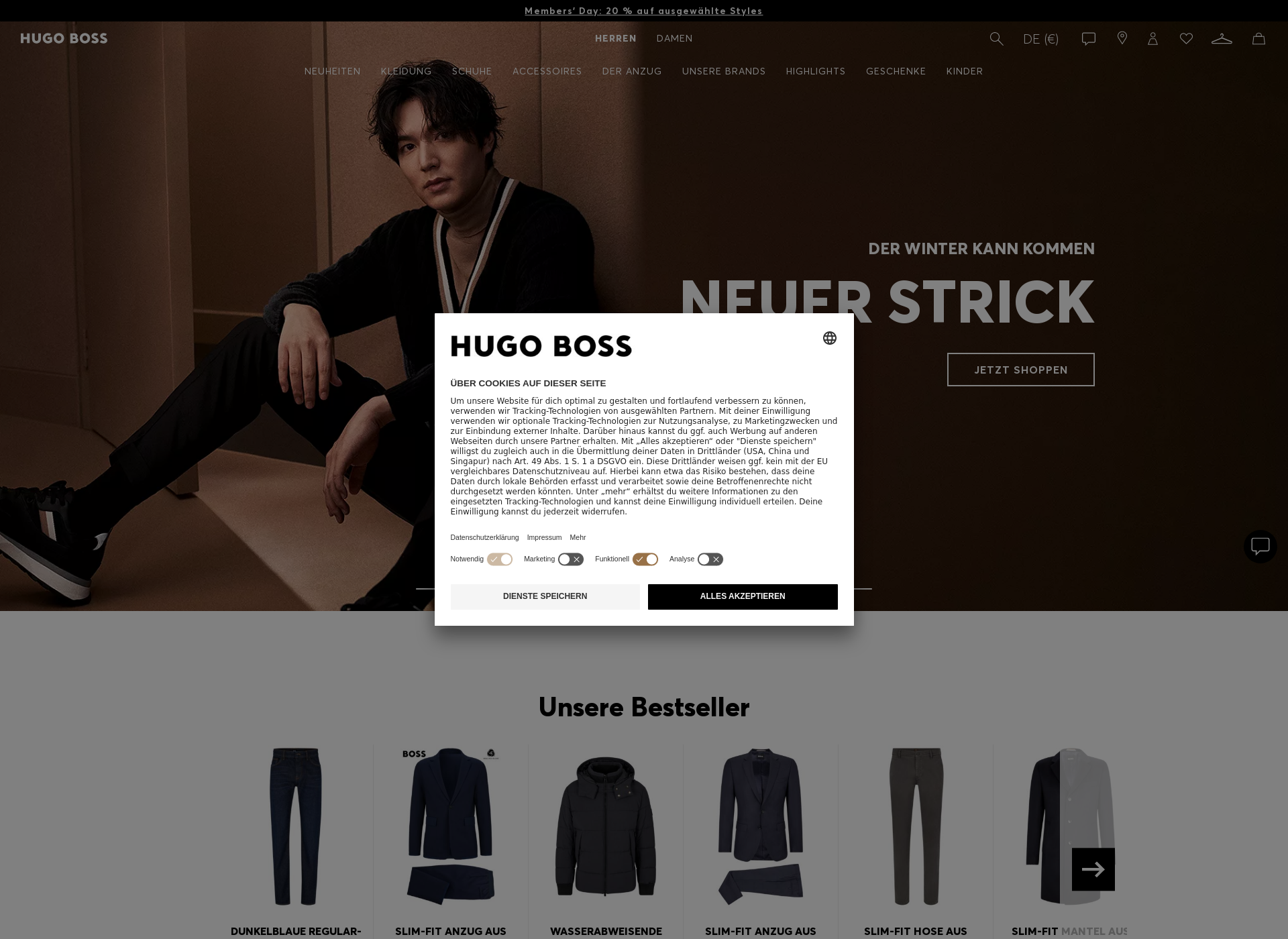Screenshot for hugoboss.fi