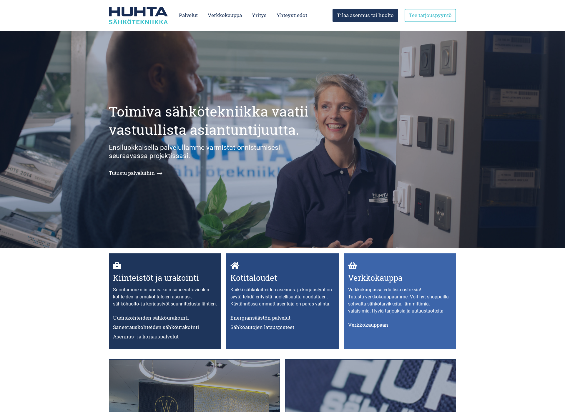 Screenshot for huhta.fi