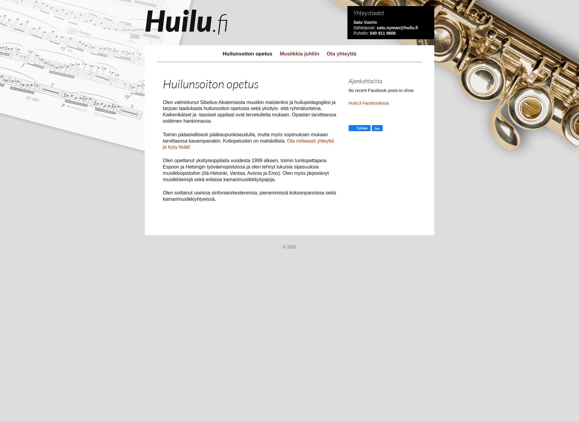 Screenshot for huilu.fi