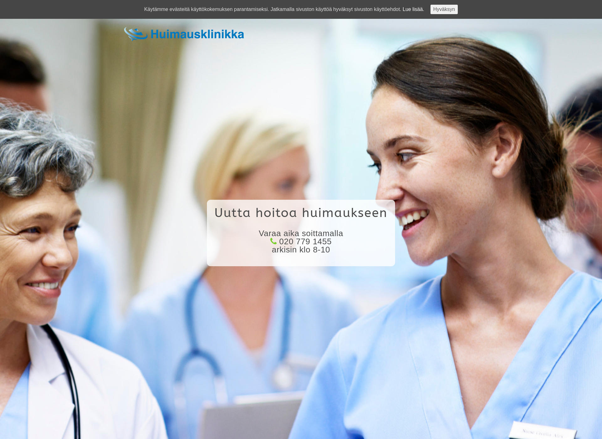 Screenshot for huimausklinikka.fi