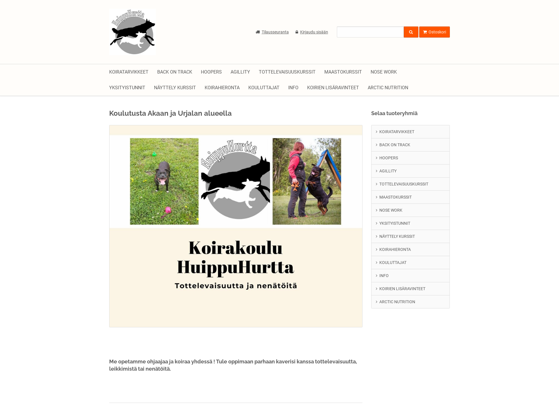 Screenshot for huippuhurtta.fi