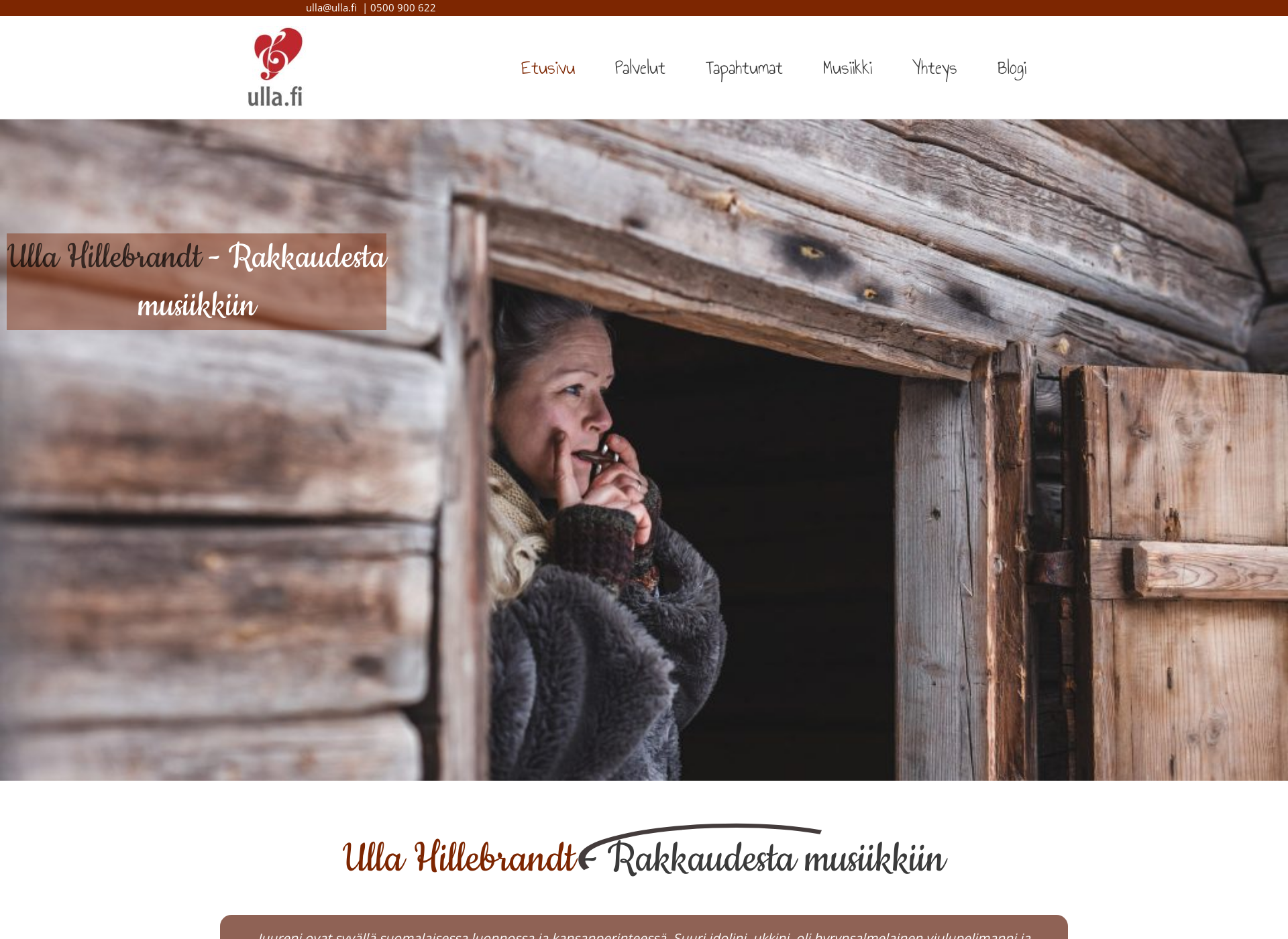Skärmdump för huippumusa.fi