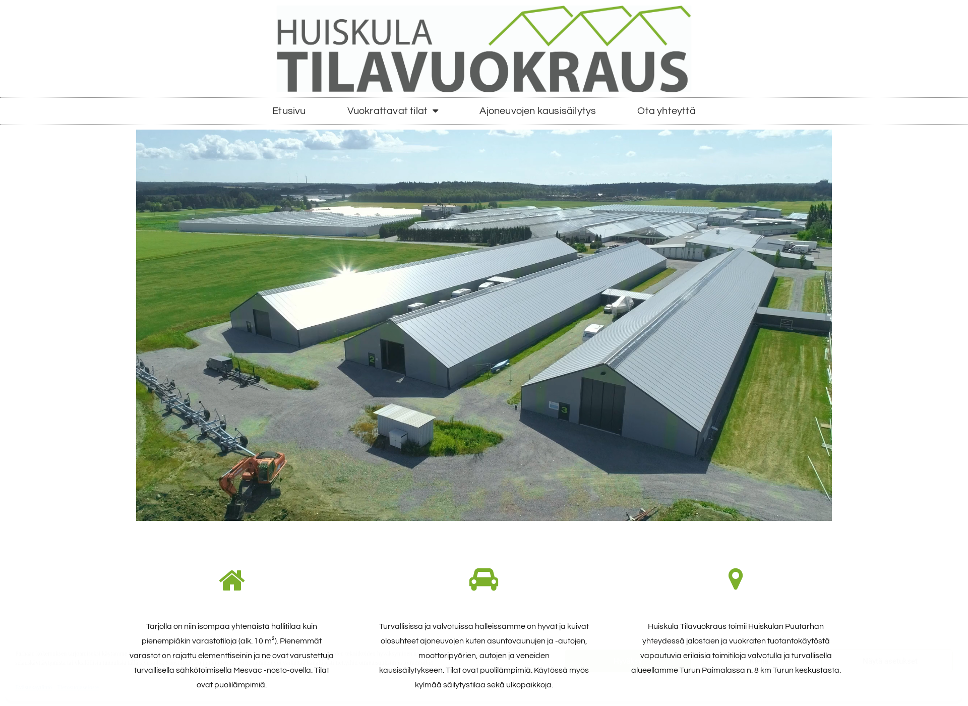 Screenshot for huiskulatilavuokraus.fi