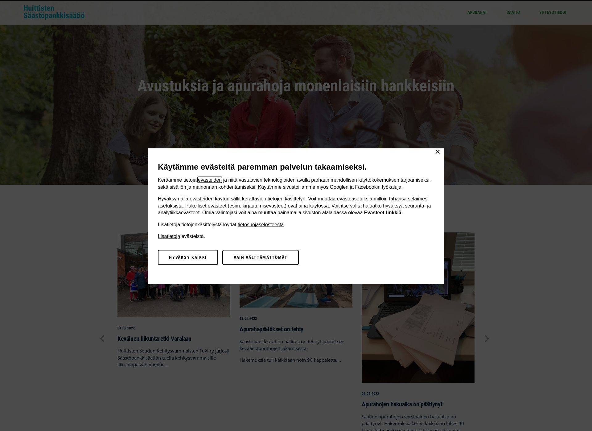 Screenshot for huittistensps.fi