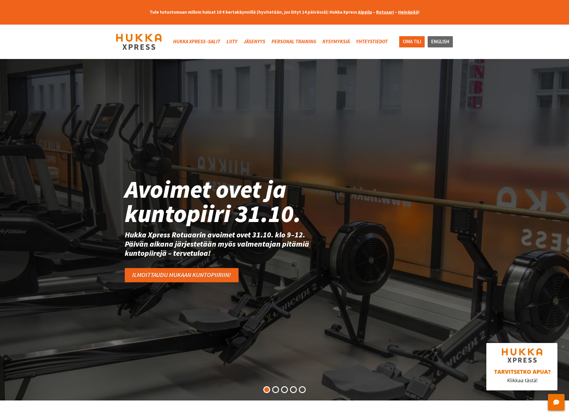 Screenshot for hukkaexpress.fi