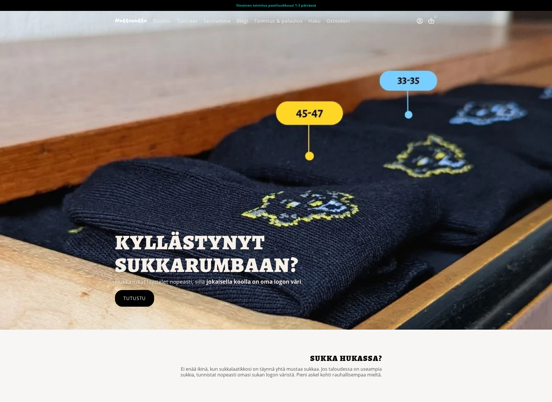 Screenshot for hukkasukka.fi
