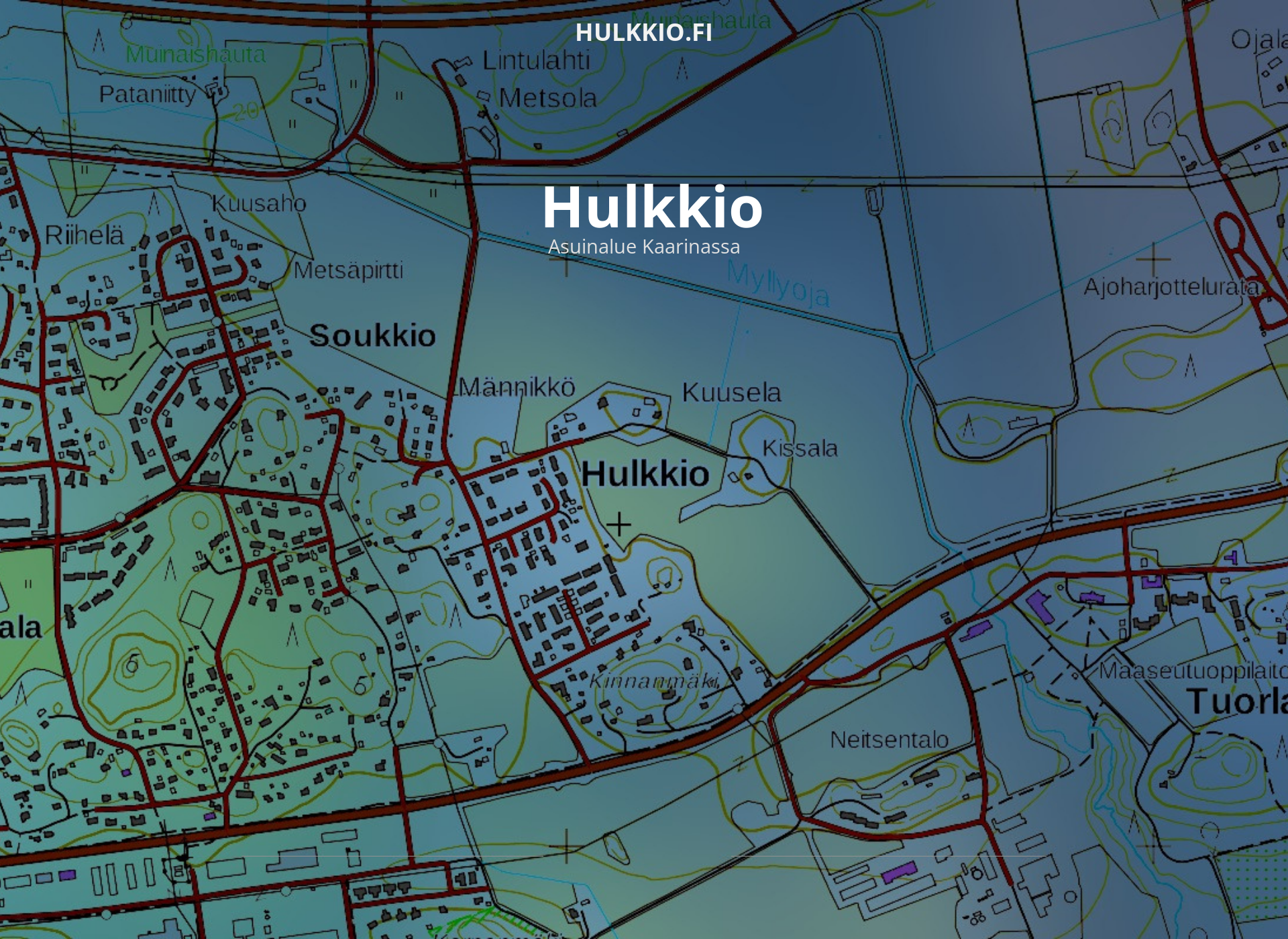 Skärmdump för hulkkio.fi