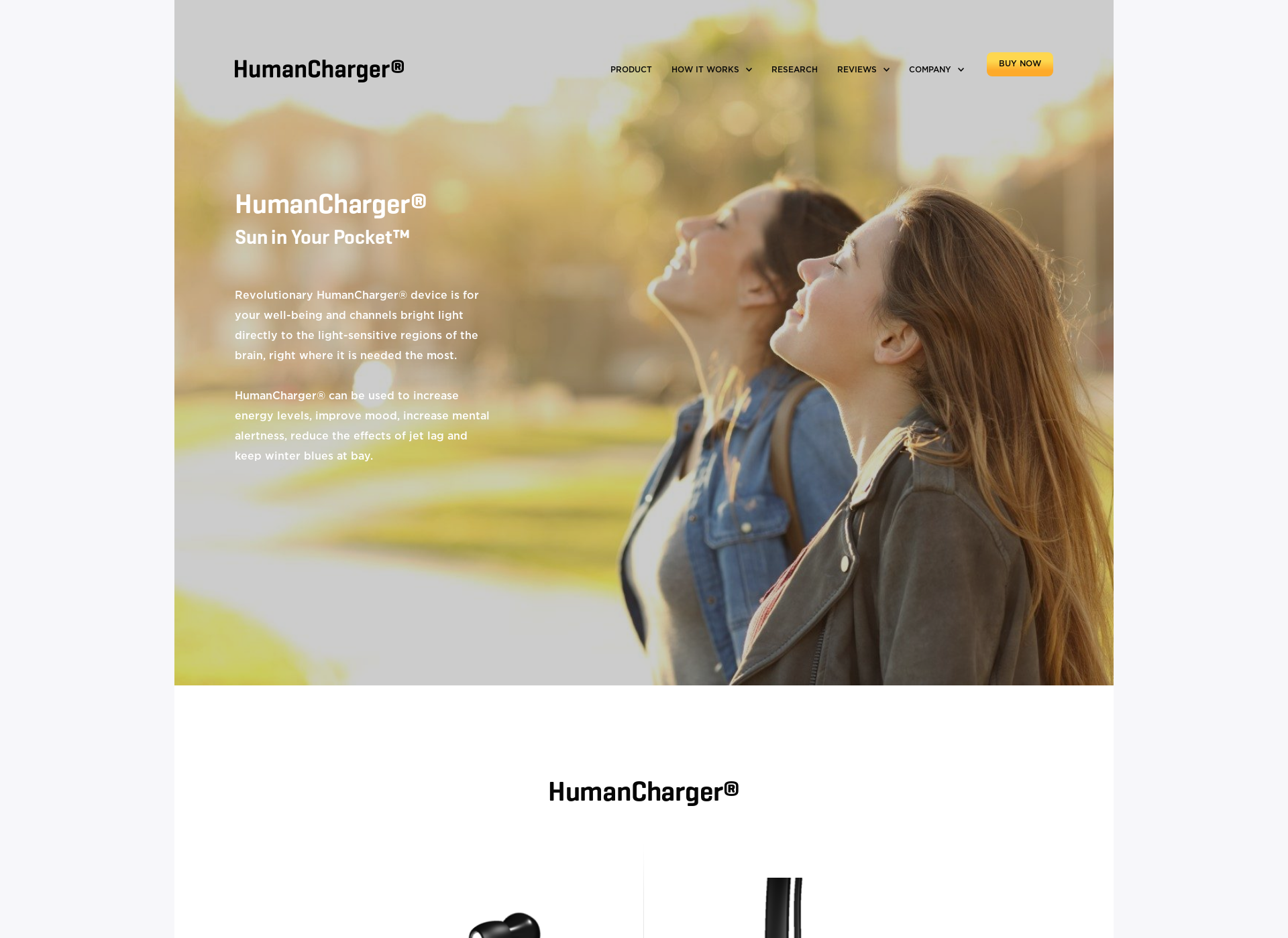 Screenshot for humancharger.fi