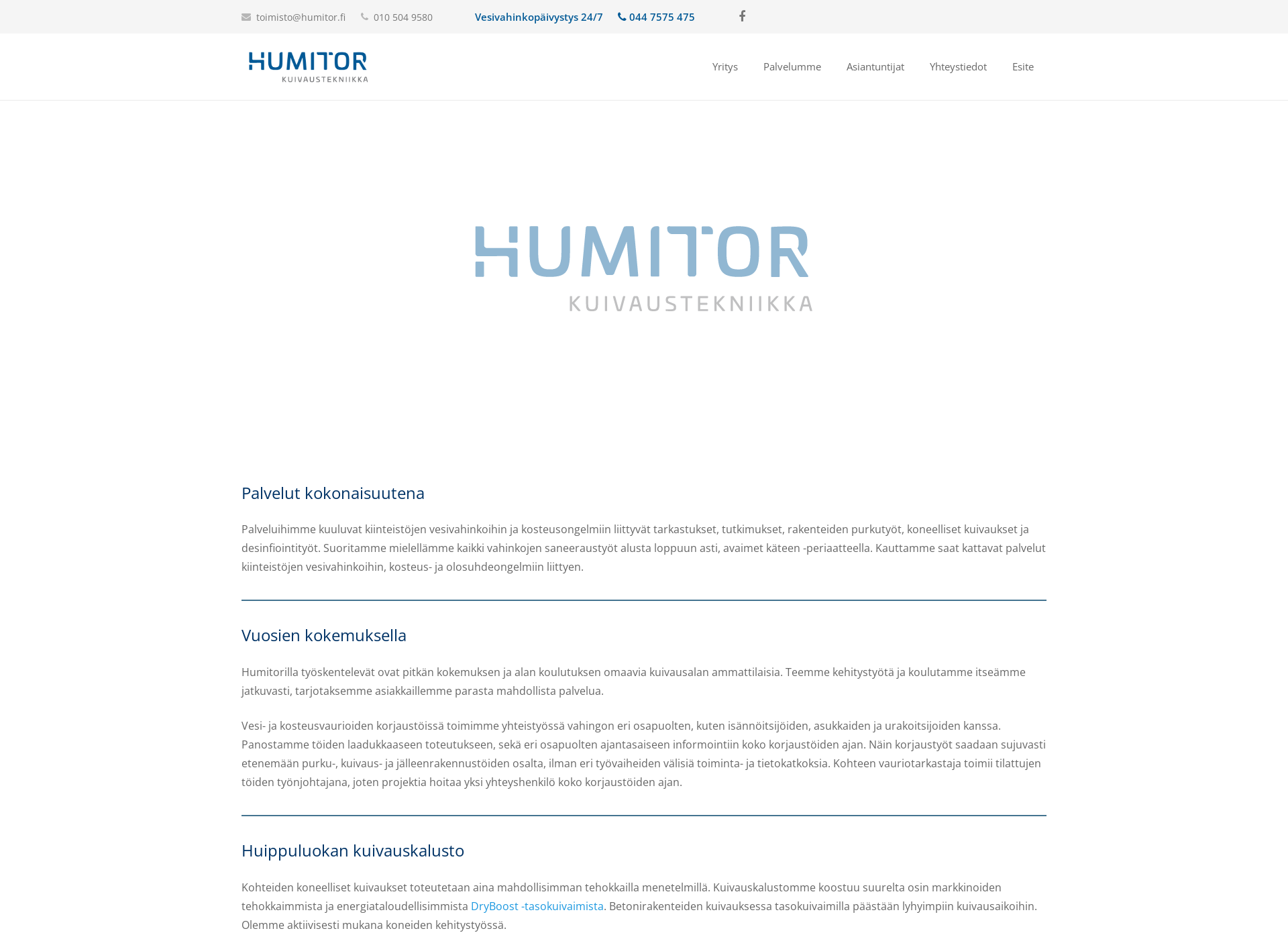 Screenshot for humitor.fi
