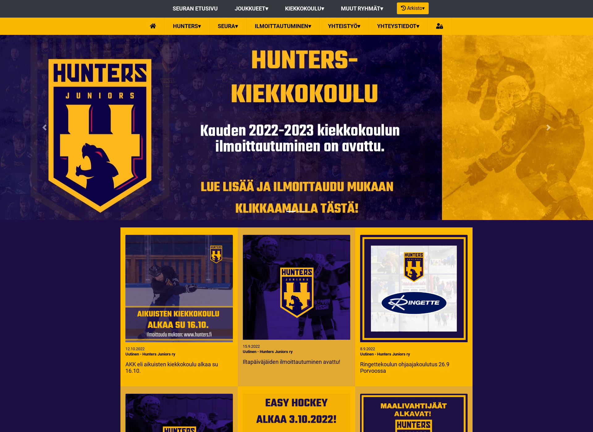 Screenshot for hunters.fi