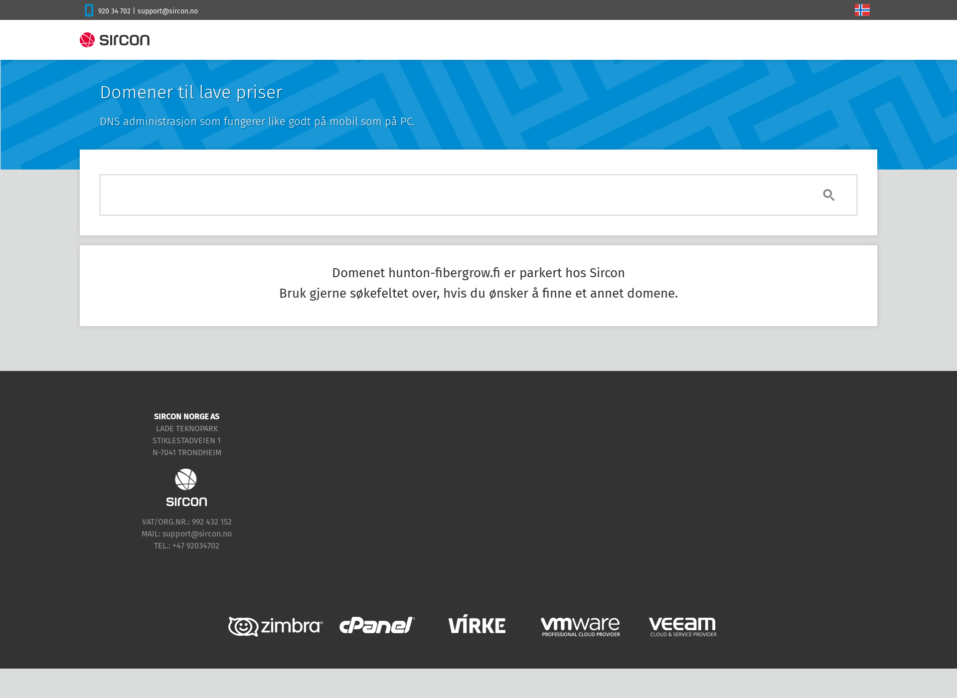 Screenshot for hunton-fibergrow.fi