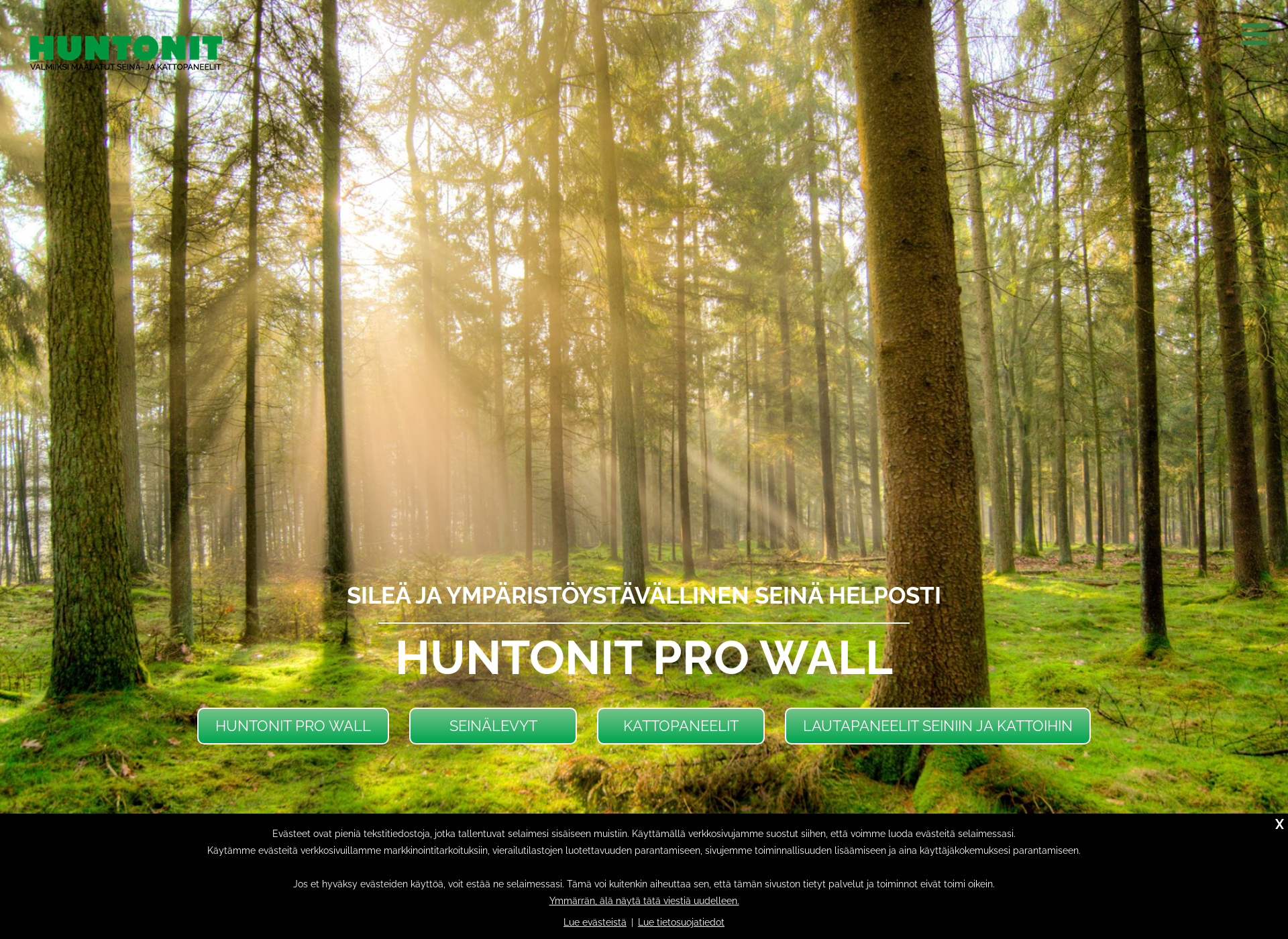 Screenshot for huntonit.fi