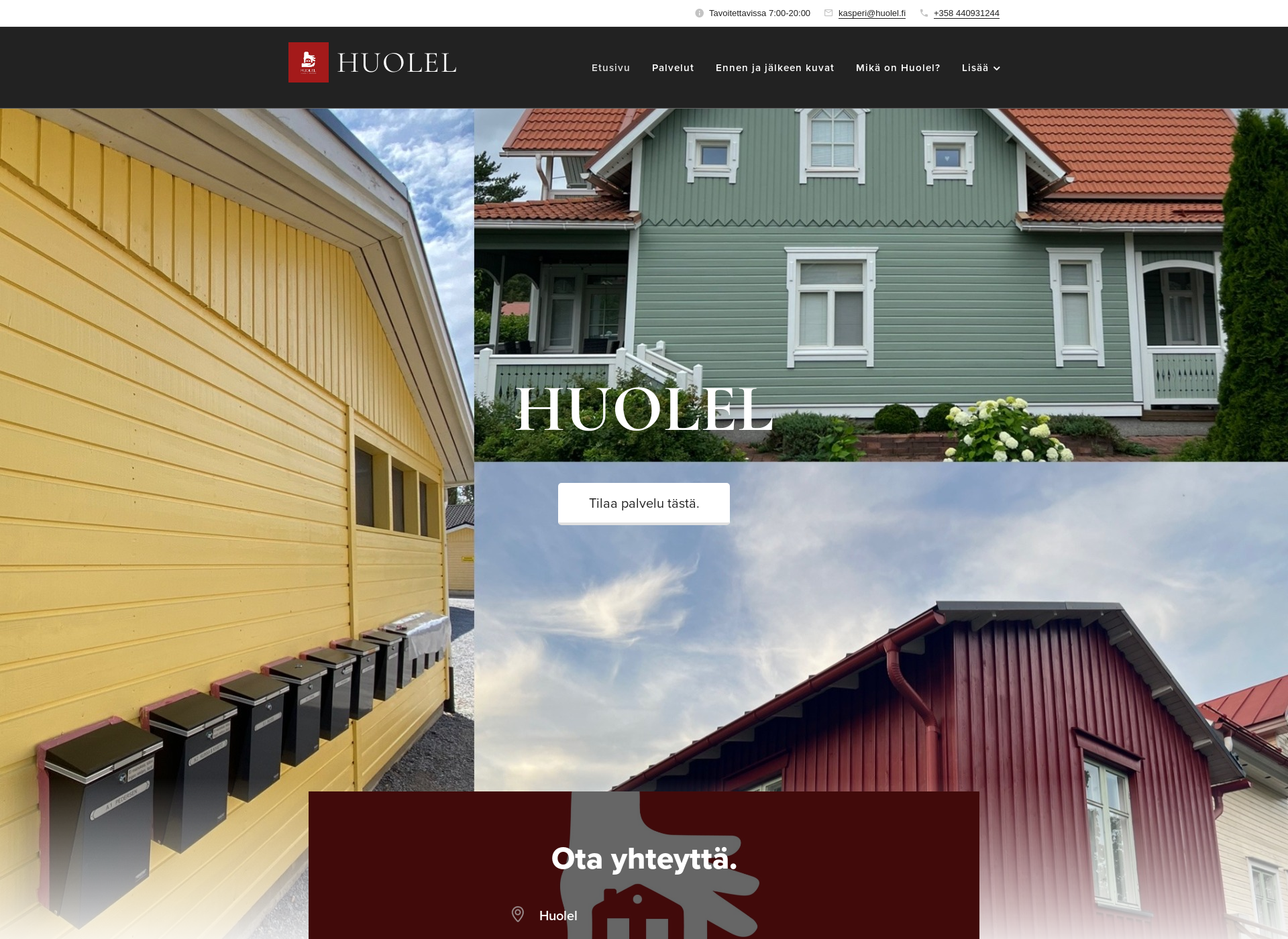 Screenshot for huolel.fi