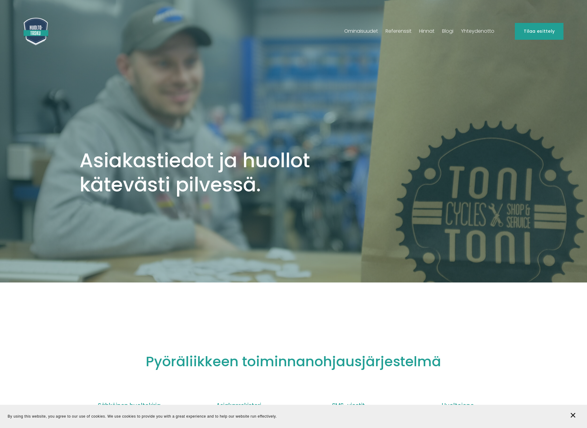 Screenshot for huoltotasku.fi