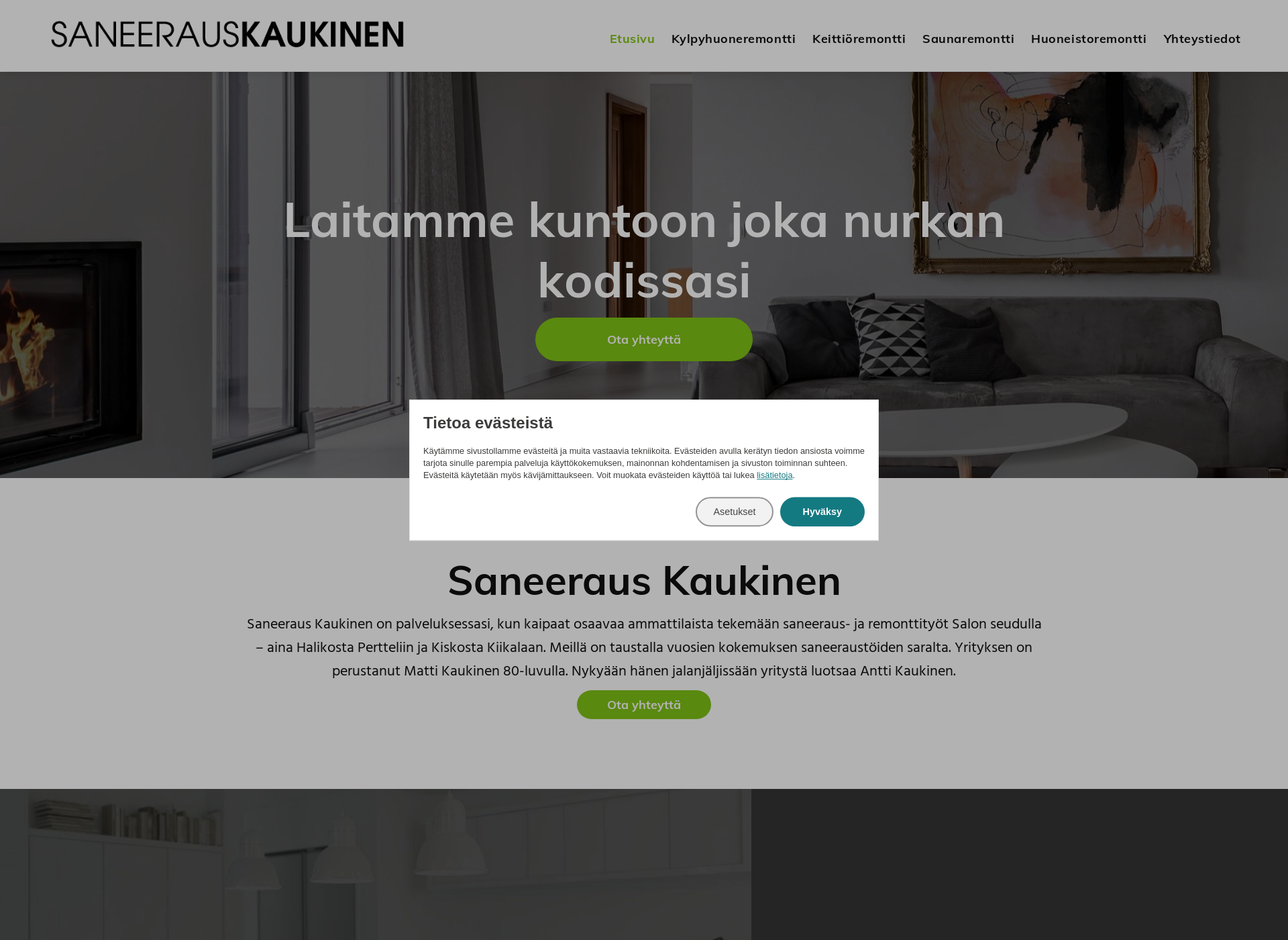 Screenshot for huoneistoremonttisalo.fi