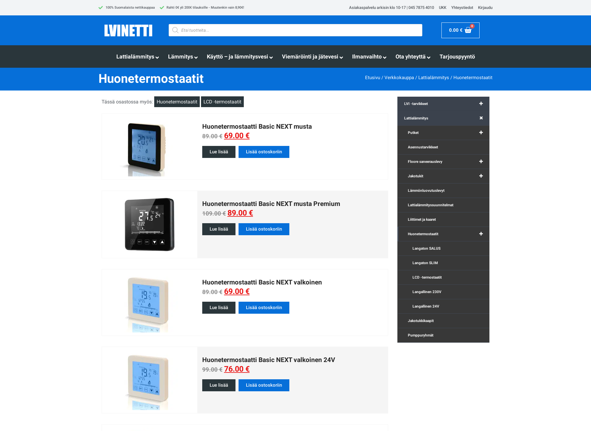 Screenshot for huonetermarit.fi