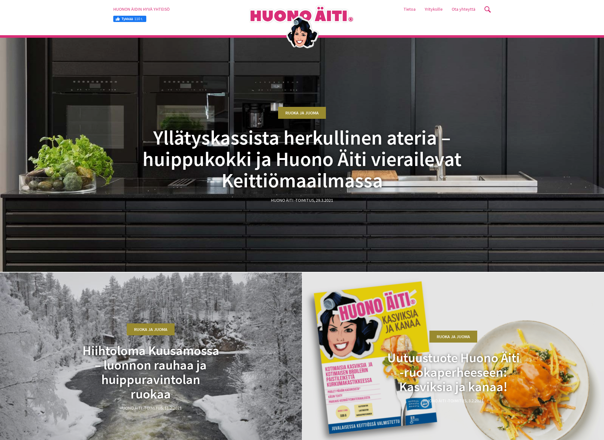Screenshot for huonokokki.fi