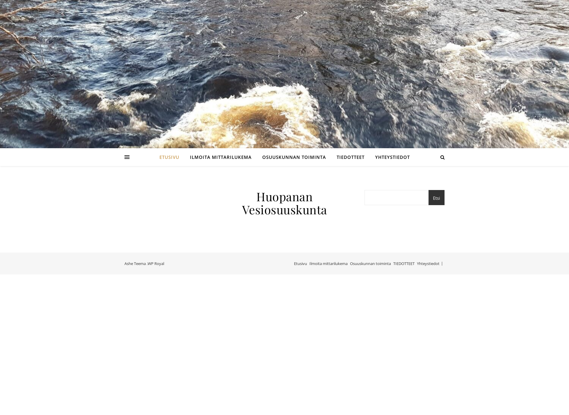 Näyttökuva huopananvesiosuuskunta.fi