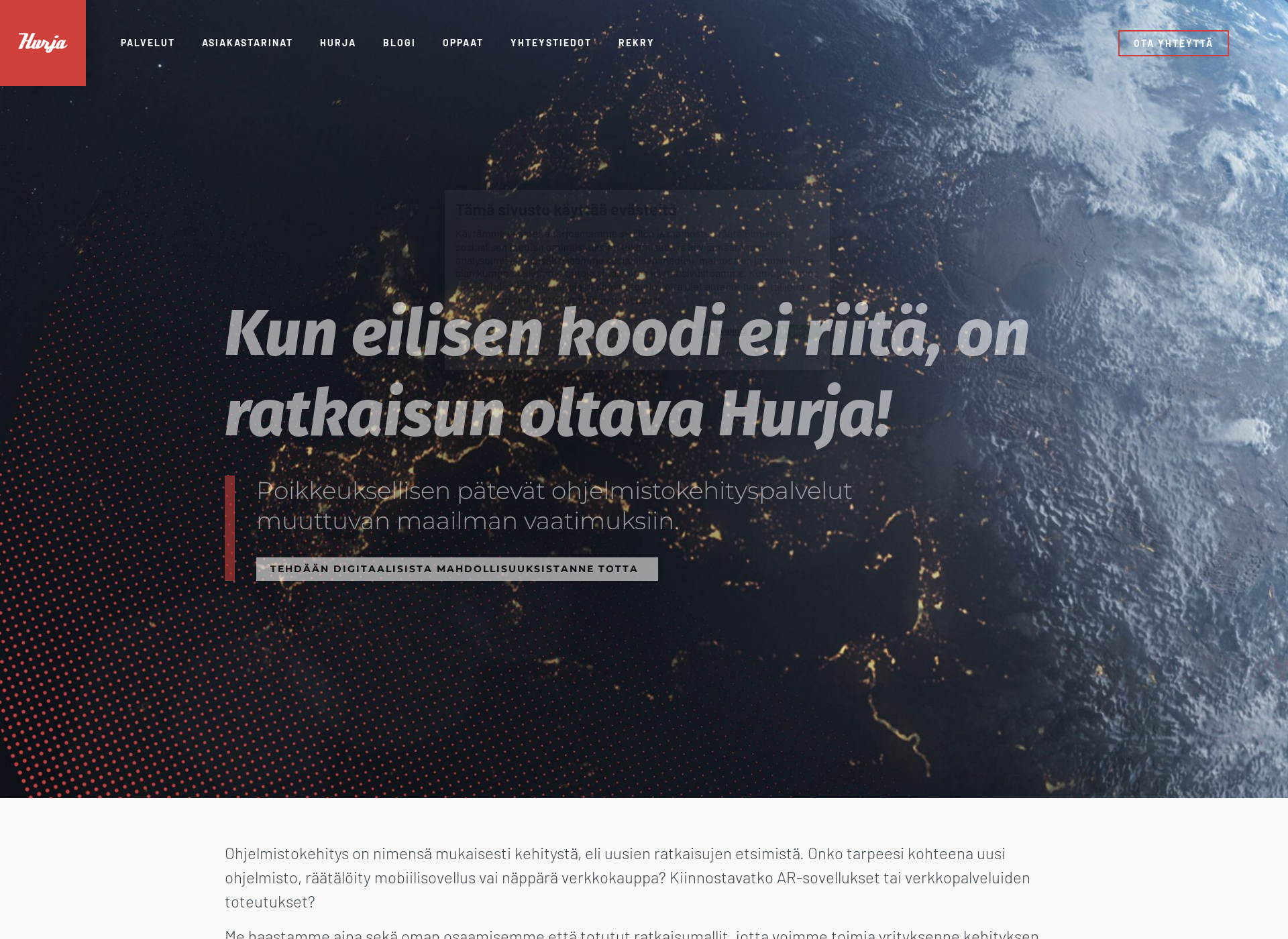 Screenshot for hurja.fi