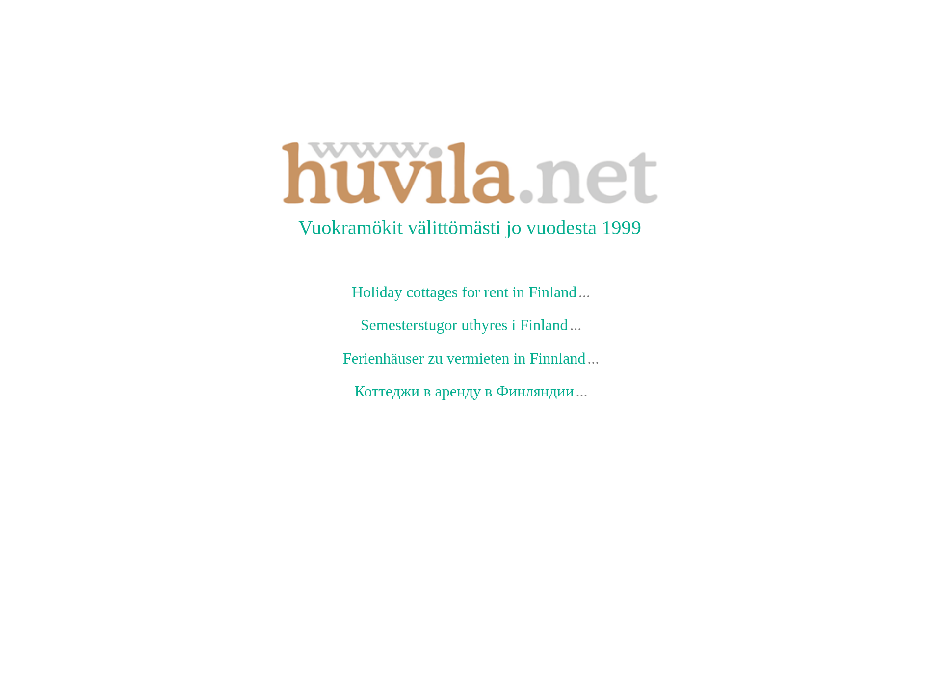 Screenshot for huvila.net