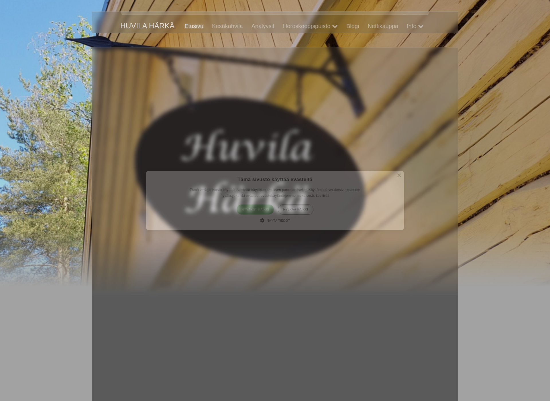 Screenshot for huvilaharka.fi