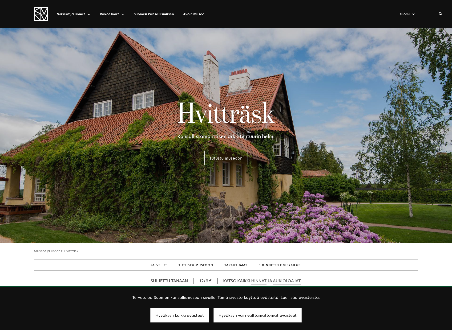Screenshot for hvittrask.fi