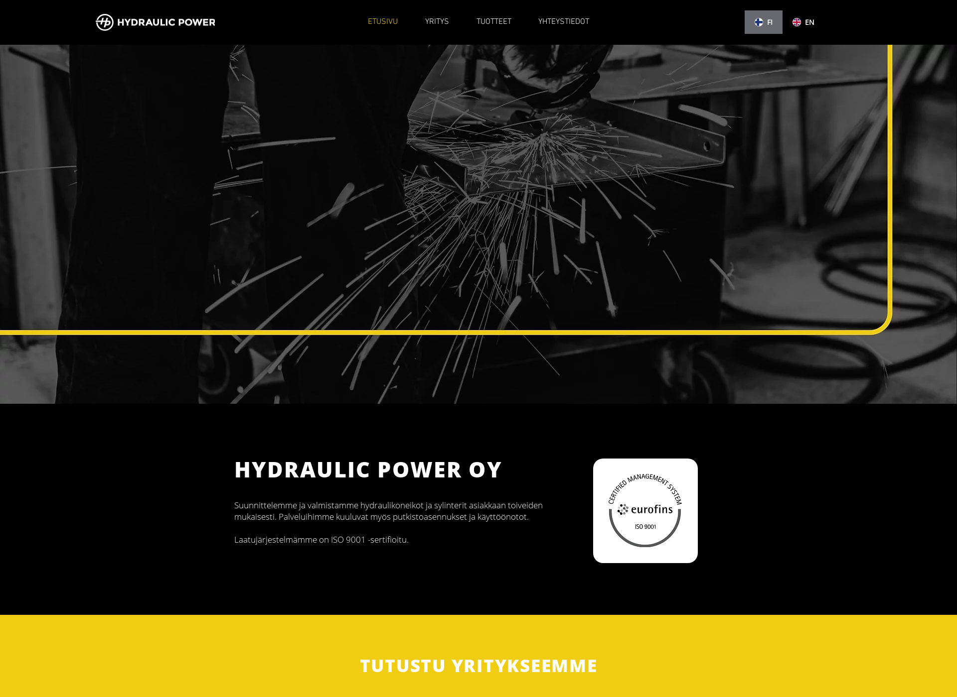 Screenshot for hydraulicpower.fi