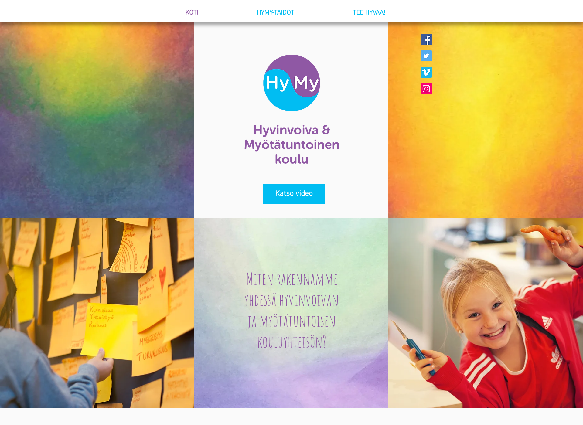 Screenshot for hymykoulut.fi