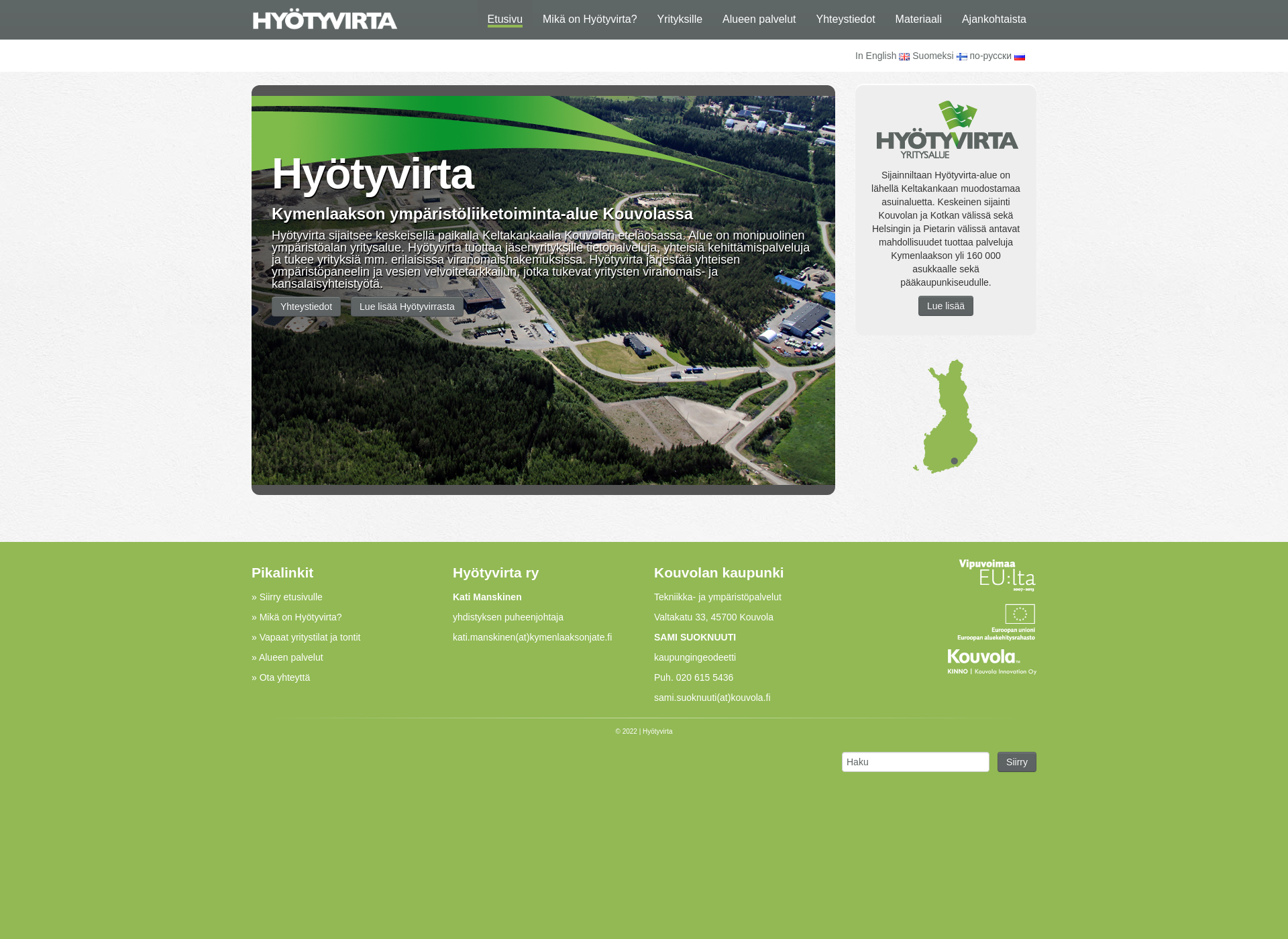 Screenshot for hyotyvirta.fi