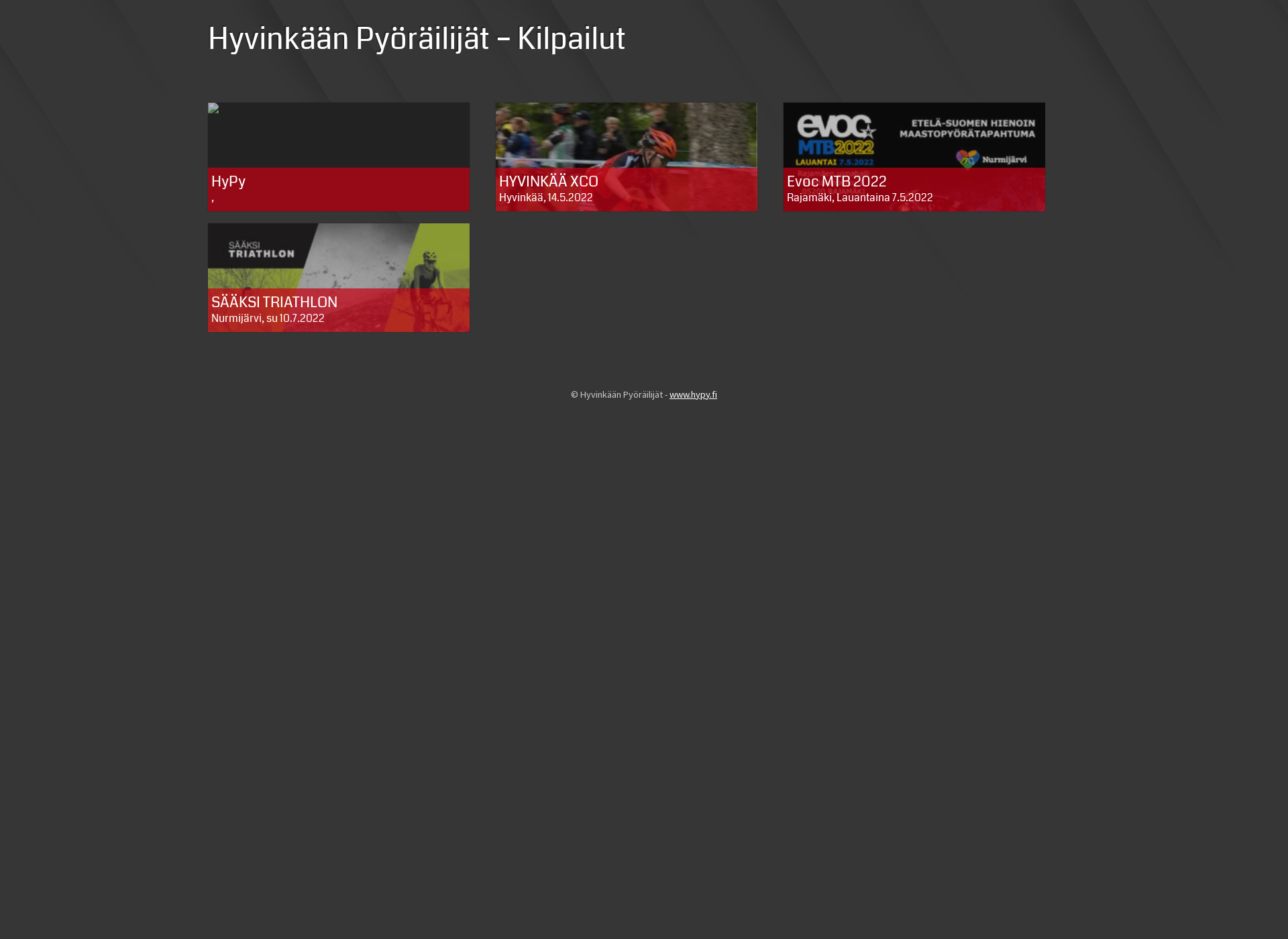 Screenshot for hypykisat.fi