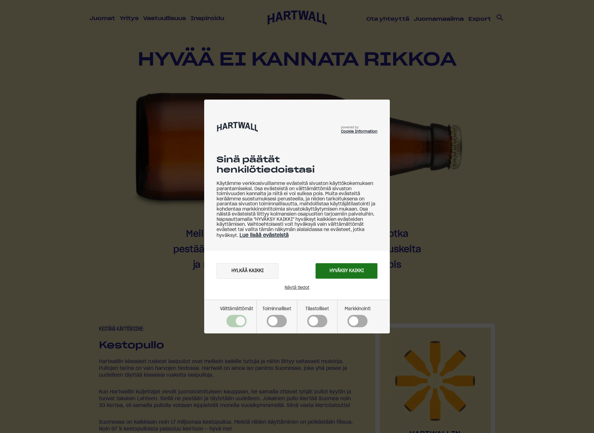 Screenshot for hyvaaeikannata.fi