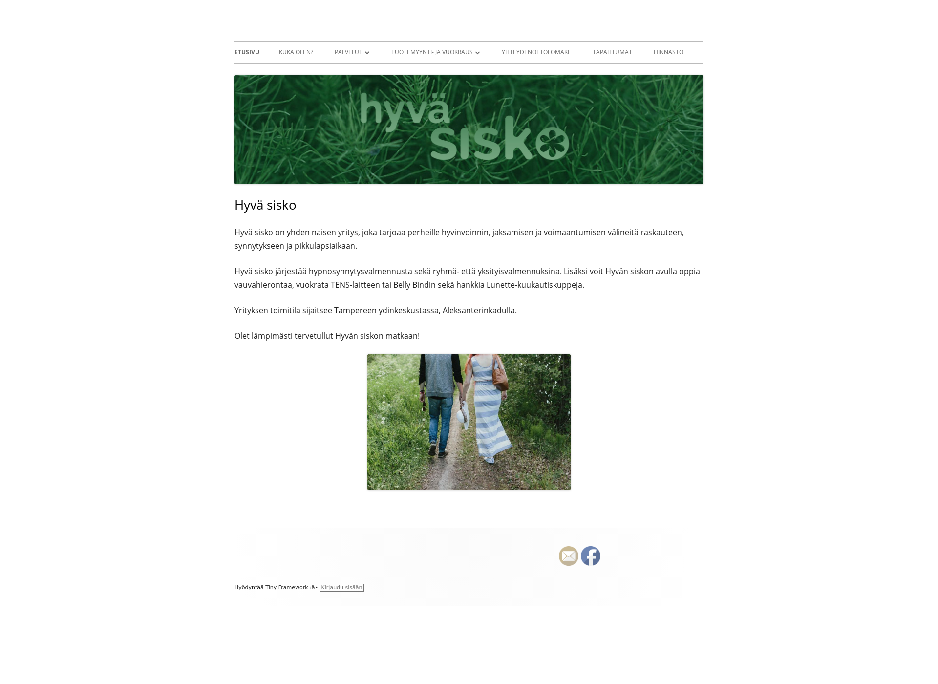 Skärmdump för hyvasisko.fi