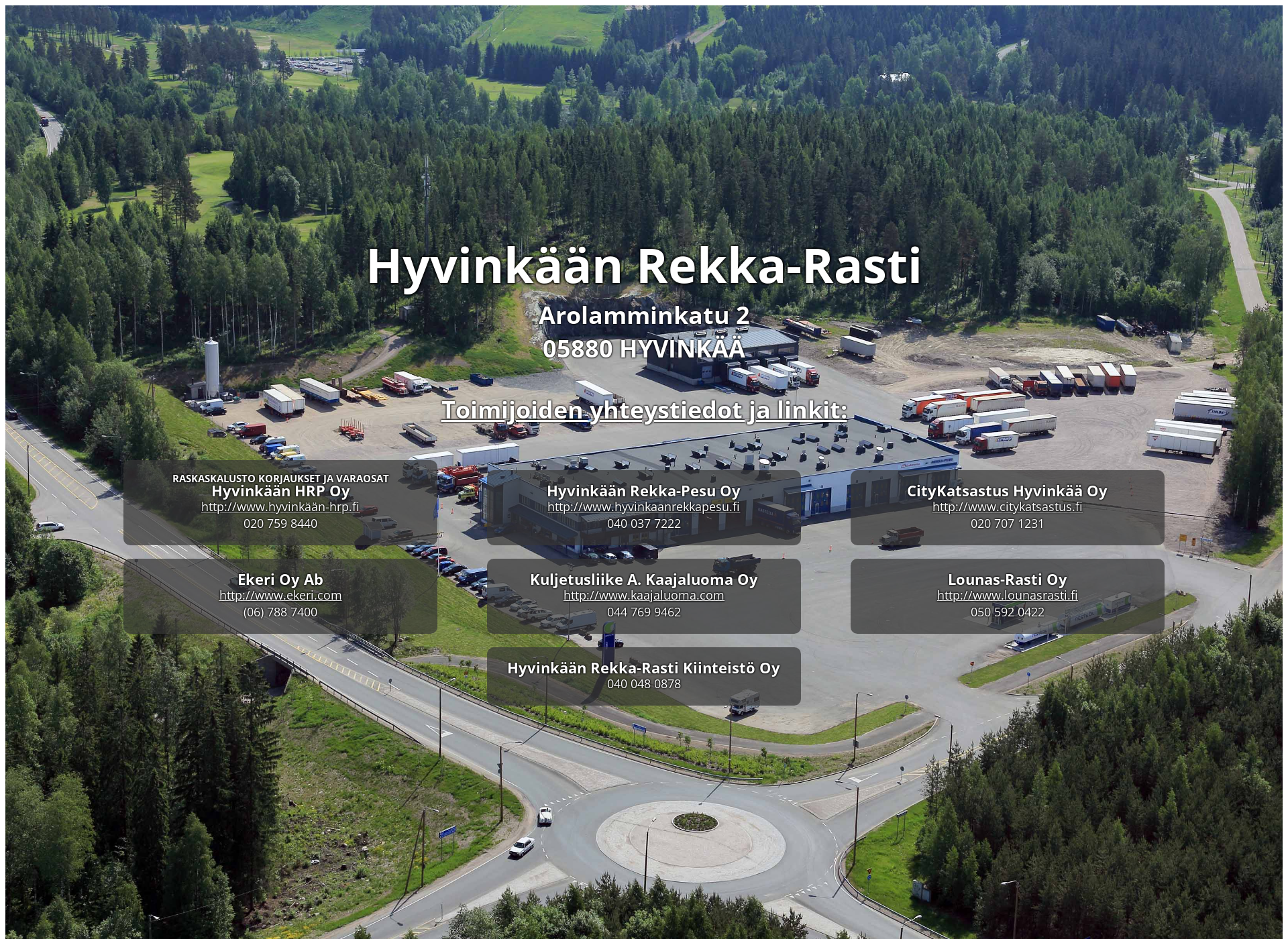 Screenshot for hyvinkäänrekka-rasti.fi