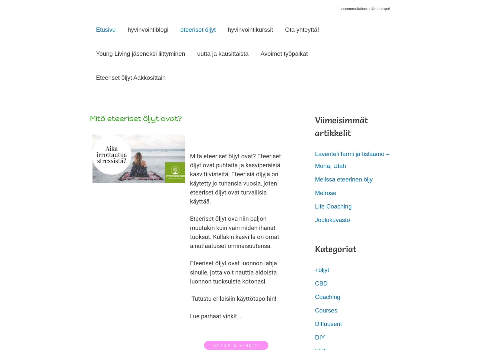Screenshot for hyvinvoinninsiivet.fi