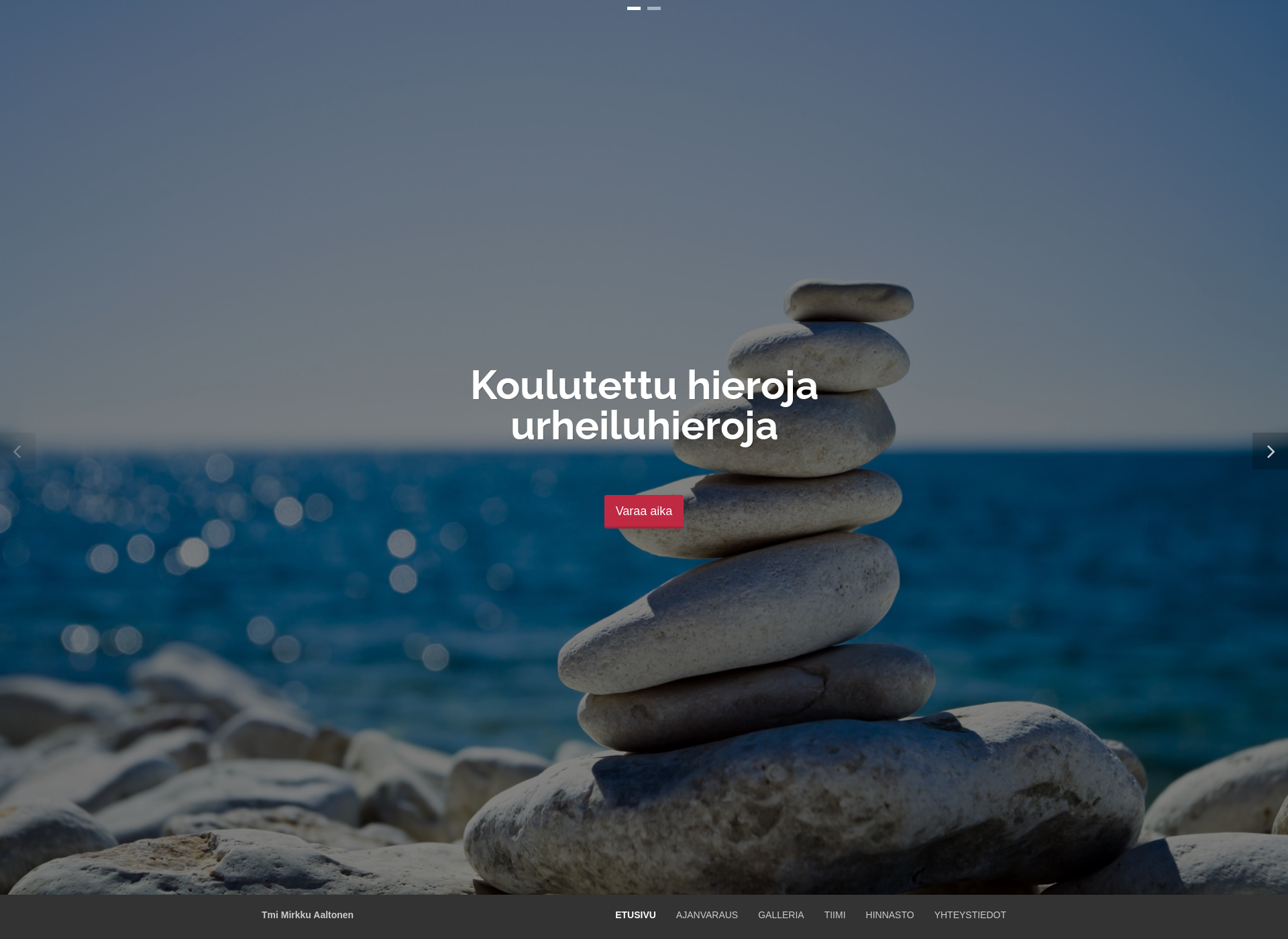 Skärmdump för hyvinvointiaaltonen.fi
